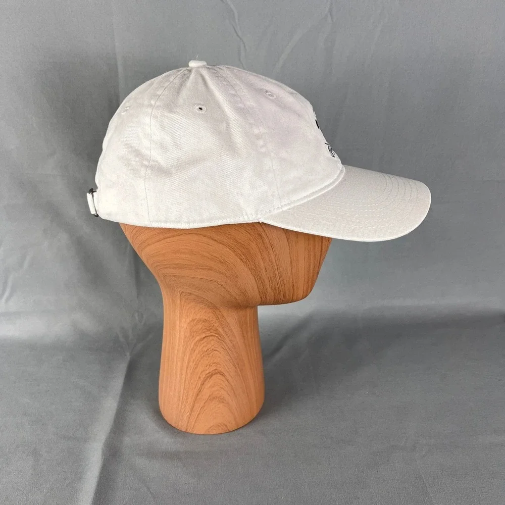 Disney Mickey Mouse Baseball Cap Unisex One Size White Embroidered Adjustable